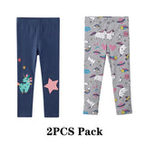 Girl Leggings Trousers Kids Pants Elastic Waistband Girls Pants Skinny Print Cartoon Unicorn Children Leggings