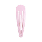 Girls Snap Hair Clips For Children Baby Hair Accessories Women Hairpins Barrettes Clip Pins BB Solid Color Metal