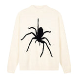 Spider Print Loose SweaterOutfit
