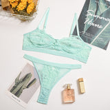 Lace Lingerie Women's Underwear Set Sexy Lace Erotic Lingerie Set Female Underwear Set Lace Bra Panties Underwear