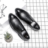 Zingj Men's Shoes Large Size British Formal Shoes 45 46 Men's Shoes