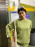 Oversized Skeleton Knit Sweater- Outfit