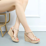 Gao Hee T With Sandals Women's Comfort Waterproofings Thick Bottoms With