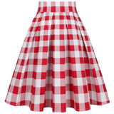 Preppy Style Women Short Skirt High Waist 2022 Floral Printed Jupe Longo Elegant Vintage Pleated Skirts Womens