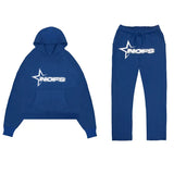Shangchao Brand NOFS Letter Printed Sports Suit Men's Hip-Hop Street Loose Couple