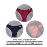 Sexy Women's Panties Cotton Brazilian Underwear Women V Waist Women's Thong Female Underpants Intimate Lingerie