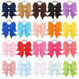 Grosgrain Ribbon Bowknots Elastic Hair Bands For Cute Girls Colorful Hair Ropes Ties Headwear Kids Hair