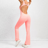 Zingj Dry Tight Yoga Clothing Dance Sports Fitness Suit Buttock Belly Horn One-Piece Yoga Pants-Outfit