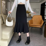 fishtail skirt women's Korean version 2022 new women's high waist office skirt fashion suit fashion Mermaid