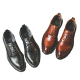 Zingj Men's Shoes Spring New Low Top Leather Pointed Men's Business Leather Shoes Men's British Leather Shoes