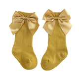 Baby Girls Socks New Kids Socks Toddlers Girls Big Bow Knee High Long Soft Cotton Lace Baby Socks Children Socks