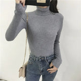 Sweater Womens 2021 Autumn Winter Tops Korean Slim Women Pullover Jumper Knitted Sweater Pull Femme Hiver