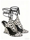 New Clip Toe Ankle Strap Profile High Heel Sandals Show Hollow Women High Heel