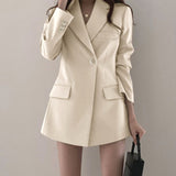 Zingj Small Suit Jacket 2024 Spring Plus Size Korean Version Slim Design British Wind Lady Small Suit Suit