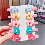 New Girls Cute Cartoon Ice Cream Unicorn Hair Clips Kids Lovely Hairpins Headband Barrettes Fashion Hair