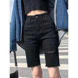 Zingj Hanging Jeans Women's Autumn Pants High Waist Slim Straight Pants Loose With Wide Leg Pants Pants-Outfit
