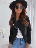Fashion Solid Color Slim Zipper
