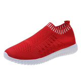 Zingj Hot Selling Breathable Lightweight Sports Casual Shoes Round Head Fashion Plus Size 43 Women's Single Shoes-Outfit