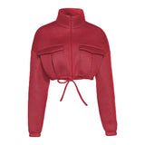 Winter Thermal Jackets with Zipper Women's Quilted Heated Coats Female Padded Clothes Femme Ladies Clothing
