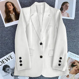 Green Suit Jacket Woman 2025 Spring And Autumn New Leisure Temperament High-End Sense Fried Street Small Suit Suit