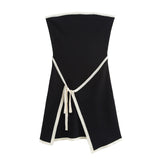New Summer Style Knitted Slim Chest Mini Dress