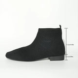 Size Women's Boots In The Barrel Black Boots Large Size Lady Short Boots In The Head Boots High Heel Boots Women's Shoes