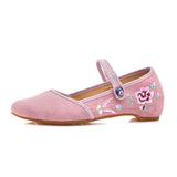 Zingj Shoes Single Shoes Fashion Tendon Embroidered Cloth Shoes Women's Single Shoes Spring And Summer Cloisonne Shallow Cloth