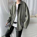 And Autumn Ins Loose Jackets For Boys In A Variety Of Trends Korean Functional Jackets Port Style Clothes