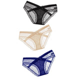 Women Lace Panties Seamless Panty Breathable Briefs For Women Hollow Out Low Waist Transparent Underwear Intimates