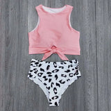 New Sexy High Waist Bikini Swimwear Women Swimsuit Push Up Biquini Bathing Suit High Neck Bikinis Women Summer Beach