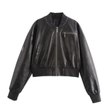 Women's Clothing Explosion Three-Color Retro Zipper