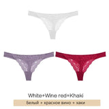 Sexy Lace Panties Women Low-waist Underwear Women's Thong Female G String Breathable Lingerie Temptation Intimates