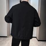 Men's Autumn And Winter Fashion Brand Handsome Retro High-End Trend Of Men's Workwear Jacket Spring And