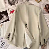 Blazer Woman 2025 New Spring And Autumn Temperament Black Korean Feeling Fried Street Small Man This Year Popular