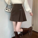 Hair, The Half-Dress Skirt Large-Size Skirt Women's Autumn And Winter New Fat Mm High Waist Showing Thin Crotum