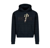 Tide Brand NOFS Printing Sports Suit Retro Loose Hooded Sweater Autumn And Winter Men's And Women's Casual