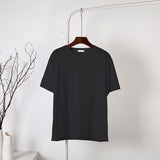 100% Cotton Basic T Shirt Women Summer New Oversized Casual Solid Tee Female Loose Short Sleeve Soft 10 Color