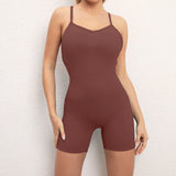 Zingj Sha New No Embarrassment Line Tight Yoga Pants Back Hollow Body Training Fitness Sports Jumpsuit-Outfit