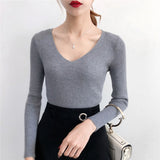 Women Sweaters And Pullovers 2021 Autumn Winter Knitted Warm Women Jumper Slim Stretch Sweater Female Pink Pull