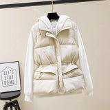 New Autumn Vest Chalecos Para Mujer Winter Vest Women Short Vest New Korean Stand Collar Down Cotton Waistcoat