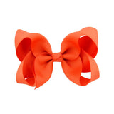 Solid Grosgrain Ribbon Hair Bows With Clip For Cute Girls Handmade Hair Clips Barrettes Hairpins Kids Hair