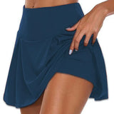 Temperament Commute Summer Solid Color Two-piece Skirt