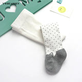 0 to 3 Yrs Lovely Kitten Tights For Baby Girls Dot Toddler Kids Pantyhose Soft Cotton Cat Children Trousers