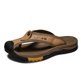 Zingj Baotou Flip-Flops Flip-Flops Sandals Male Breathable Light Dad Slippers Daily Household Casual Shoes Korean
