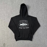 Five-Star Ship Printing Loose Hooded Hoodie Street Sports And Leisure Suit