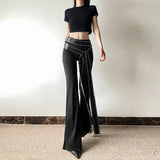 2024 Summer New Women's Fashion Trend Design Feeling Rivet Micro-Sleeker Casual
