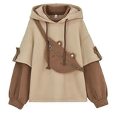 Design Sense Niche Fleece-lined Thick Hooded