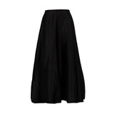 Zingj New 2024 Spring Balloon Dress Is Fashionable, Casual, Simple And Pure Color And Versatile With High Waist-Outfit