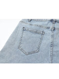Spring Summer New Women Fashion Bow Short Jeans Casual Loose Streetwear Harajuku Chic Sweet Cute High Waist Denim Pants