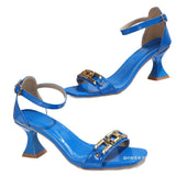 Chain With A Heel Sandals Woman's Head Buckle Thin Fashion Cool